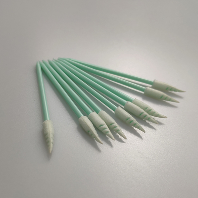 ほこりのないPPはクリーンルームの泡の綿棒の螺線形を指した頭部を付ける
