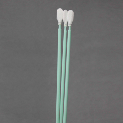 プリンターのために使い捨て可能な165mmのクリーンルーム ポリエステル糸くずのないクリーニングの綿棒