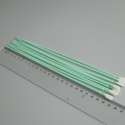 250mm PPの長いハンドル リント・フリーDacronは電子工学のためのクリーニングの棒を拭く