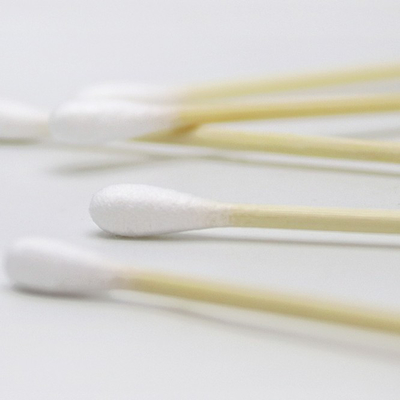 二重頭部の生物分解性の75mmタケ綿の芽