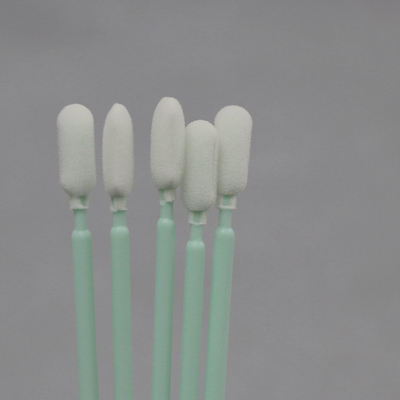 開いた細胞のスポンジのクリーンルームの泡の先端の綿棒165mmの長い棒