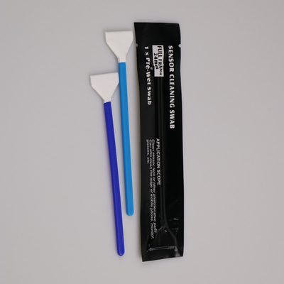 2つの層MicrofiberのCCDのカメラのためのほこりのない先端センサーのクリーニングの綿棒