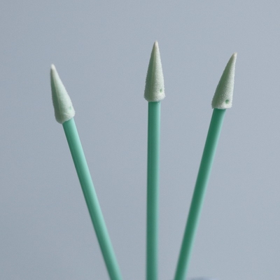 スロット クリーニングのための先の尖った開いた細胞のスポンジの綿棒