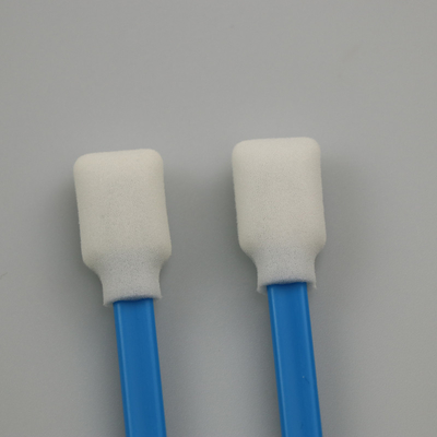 きれいな50 PCS 5"を詳しく述べるための青い長方形のスポンジの泡の先端の綿棒