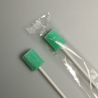 DOPの使い捨て可能な生殖不能の泡は口頭クリーニングの綿棒をひっくり返さなかった