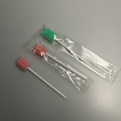 DOPの使い捨て可能な生殖不能の泡は口頭クリーニングの綿棒をひっくり返さなかった