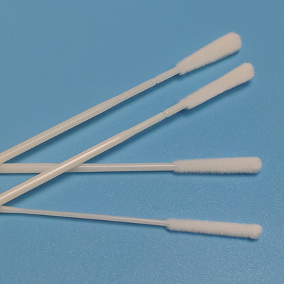 標本コレクションのための使い捨て可能な生殖不能のナイロン群がらせた綿棒