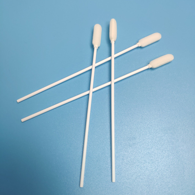 PP スティック泡スポンジ ヘッド使い捨て可能なサンプリング綿棒白色