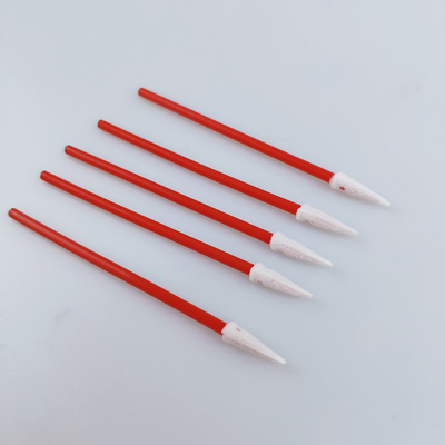 小型スポンジの先の尖った頭部のシャープはクリーニングの綿棒100pcs/Bag泡立つ