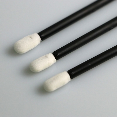 50PCSクラス100のクリーンルームの黒いハンドルが付いている開いた細胞の泡の綿棒