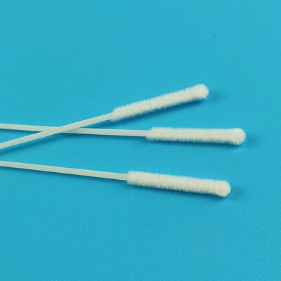 15cmの生殖不能ナイロン群がらせた鼻のサンプルCDCのNasopharyngeal綿棒のABS棒
