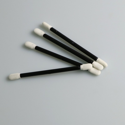 二重頭部が付いているクリーンルームの泡のクリーニングの綿棒84mm