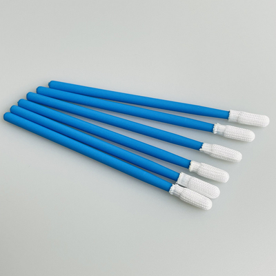 100PCS PPはクリーンルームのクリーニングのためのポリエステル綿棒を扱う