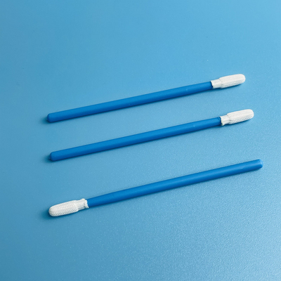 Microfiberのクリーニング ポリエステルはPPの棒100PCSが付いている円形の頭部を拭く