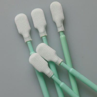 TX761 クリーンルーム ポリエステル スワブ 薄毛のない尖端と耐久性のあるPPハンドル PCBと光学レンズ清掃 6.6 インチ 100pcs