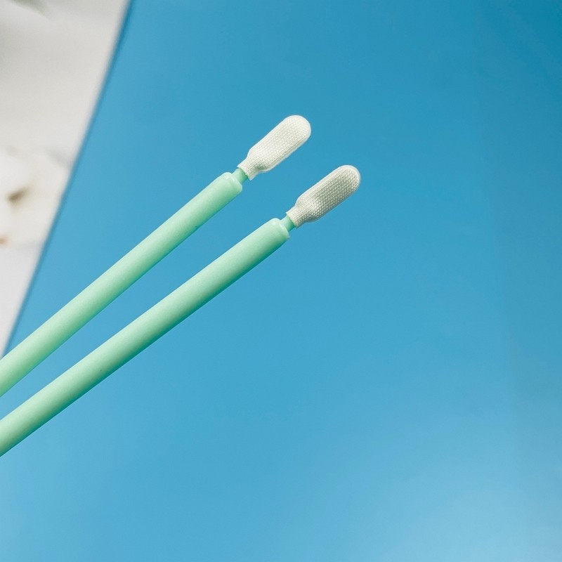 マイクロエレクトロニクス 清掃スワブ 1mm 薄型柔軟性ポリエステル ヒント 敏感な部品に ESD 安全