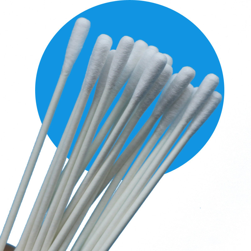 環境に優しい紙スティック 3.2mm 小型丸いQTips クリーンルーム 綿バッド スワブ