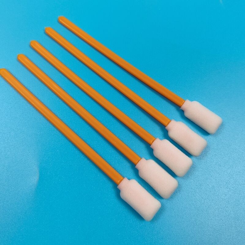 712A リントフリー オレンジスティック スポンジ デテーリング スワブ クリーンルームスワブ 長方形フォームスワブ プリンタークリーニング用